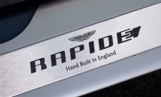 RapidE Aston Martin Electric Car