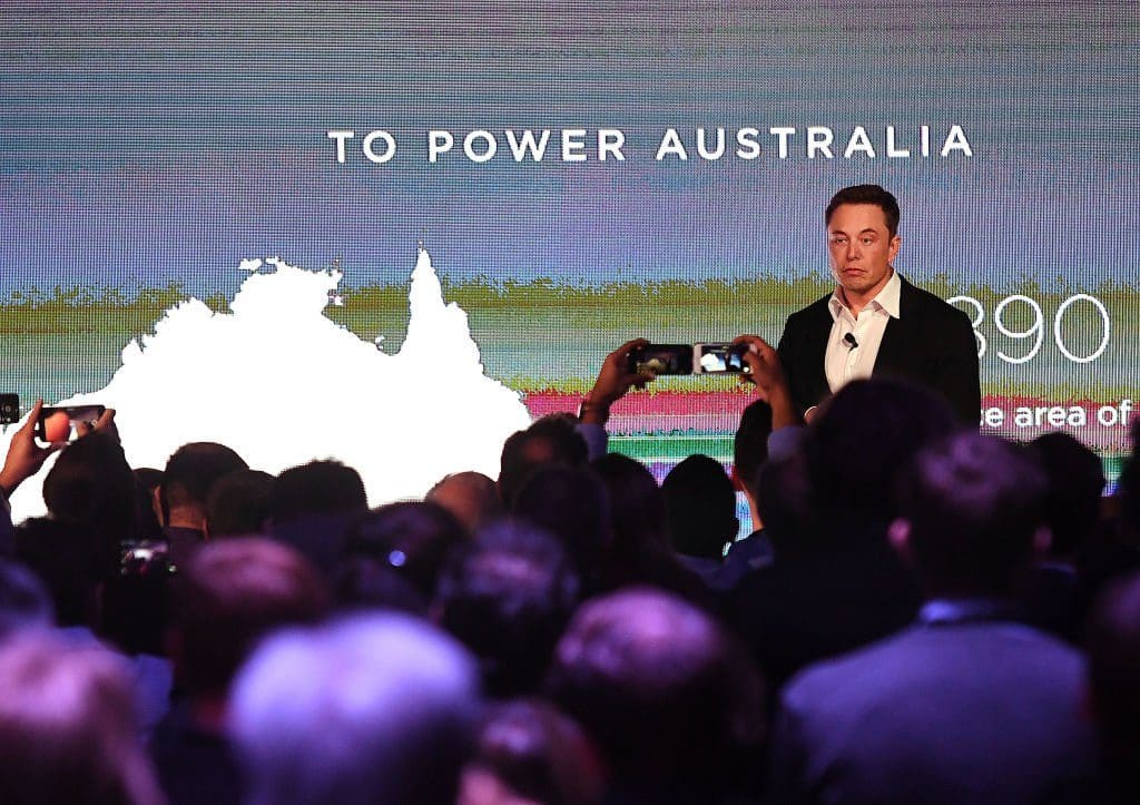 Tesla powerpack grid backup battery