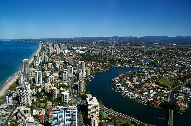 Queensland solar feed-in tariffs help such as those in Gold Coast, pictured here.