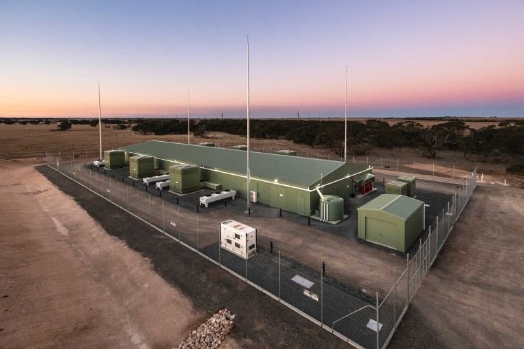 The new big battery will provide backup power during outages in the Yorke Peninsula region. Image: ABC News