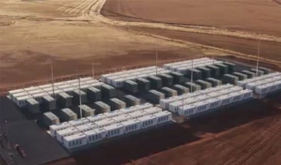 Renewable energy trends include the move to grd batteries such as the Tesla big battery, shown here.