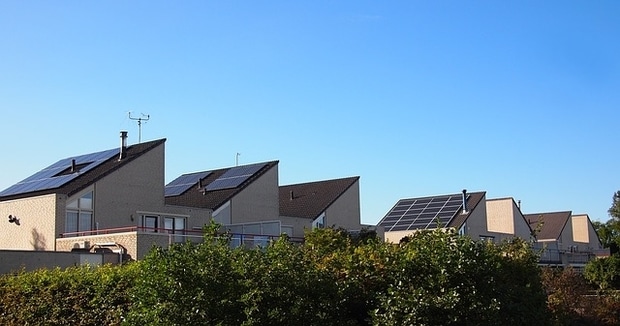 VPP can be made up of residential solar panels like these