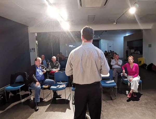 Climate Action Network meeting addressed by Tim Buckley Economist 