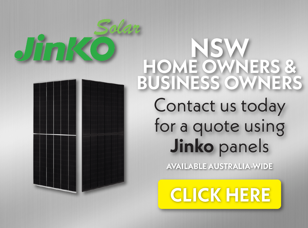 Jinko solar panels NSW
