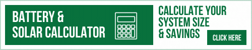 battery & solar calculator - calculate your system size & savings