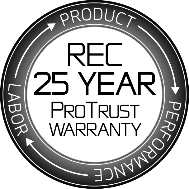 REC 25 Year ProTrust Warranty