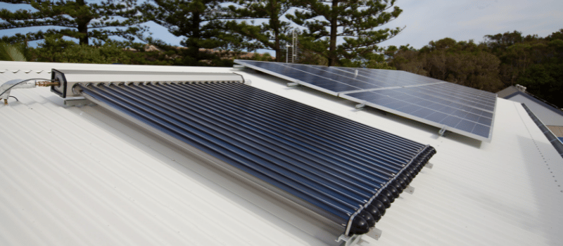 Install a solar hot water system