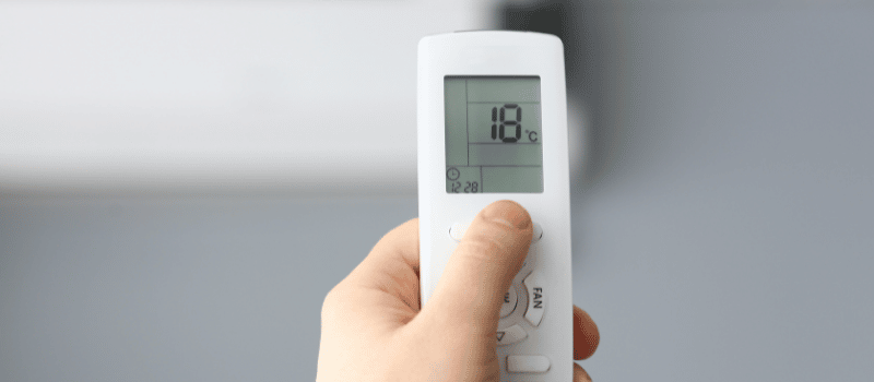 Set your thermostat between 18°C and 20°C