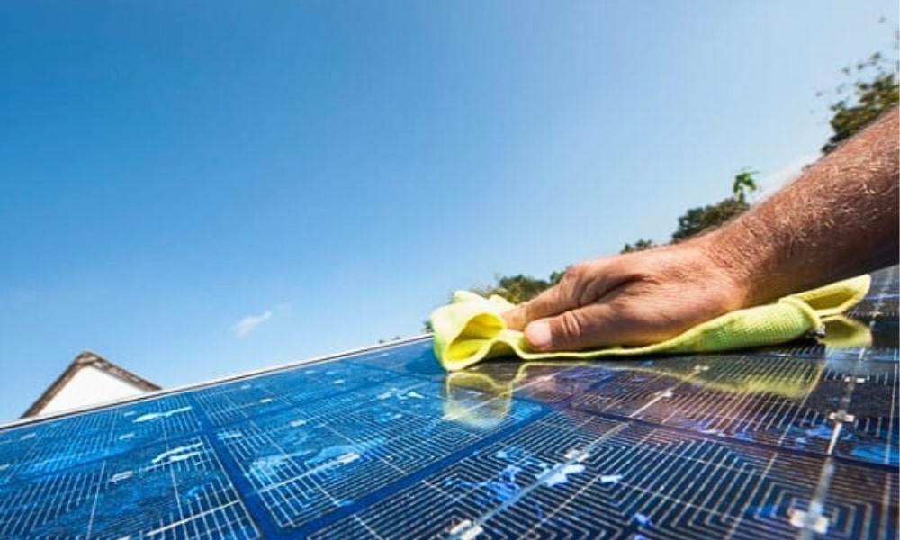 solar panel maintenance