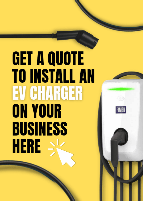 Get a quote to install an EV charger on business
