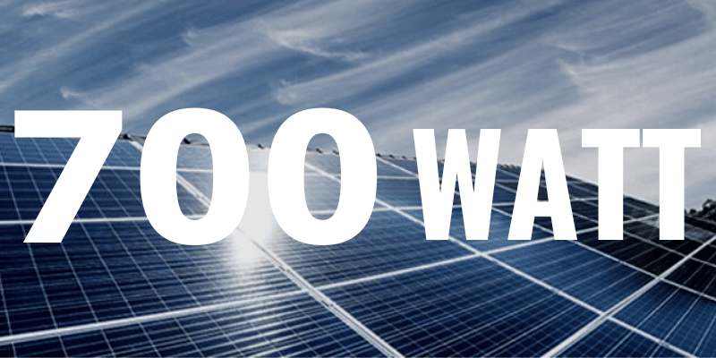 700w solar panel