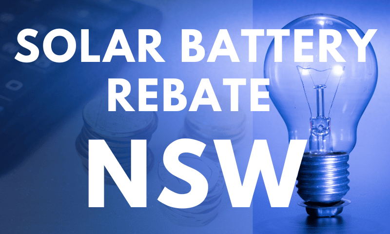 Battery System Rebates NSW