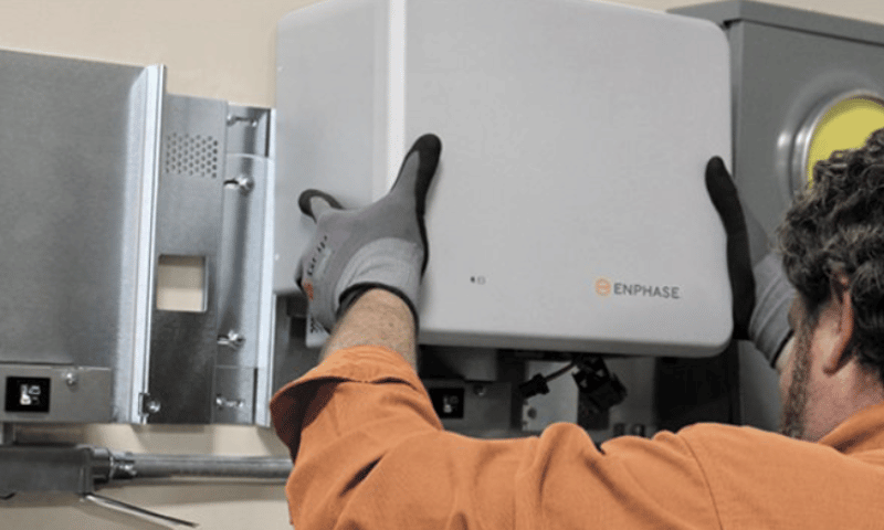 Installation of an Enphase battery. And available in the SA Home Battery Scheme.