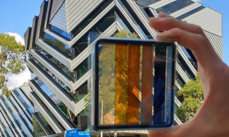 Transparent solar panels