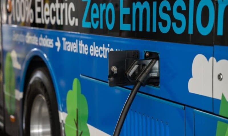Electric bus in Canberra ACT