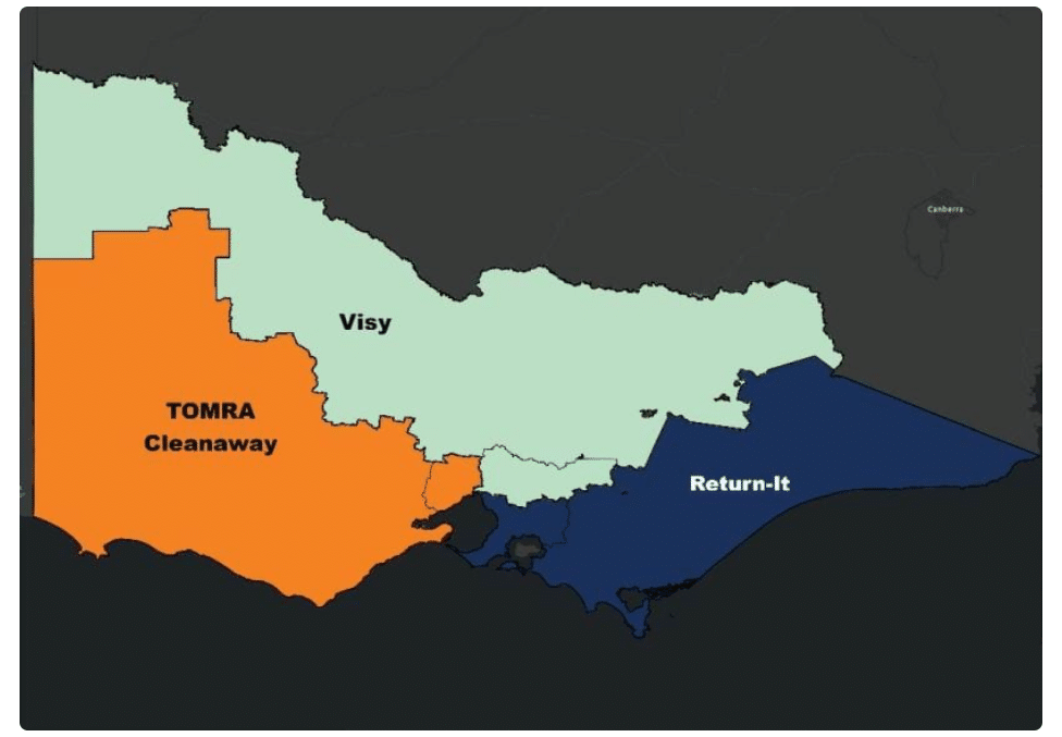 Network Operators' location in Victoria