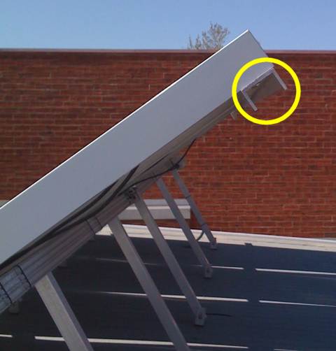 Solar panel security rail lock system