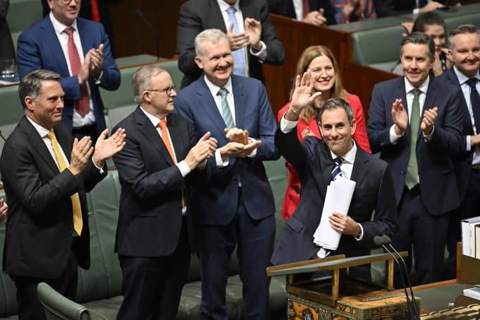 Jim Chalmers-Treasurer delivered budget 2023