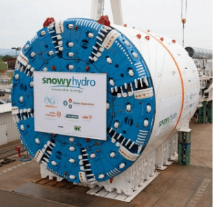 snowy hydro tunnel boring machine