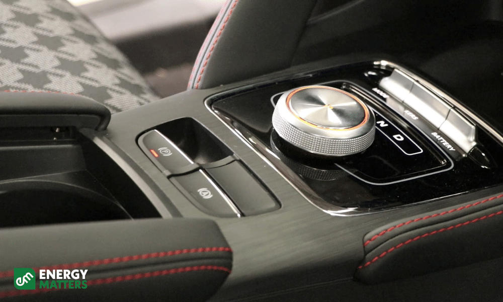 MG ZS EV interior functions