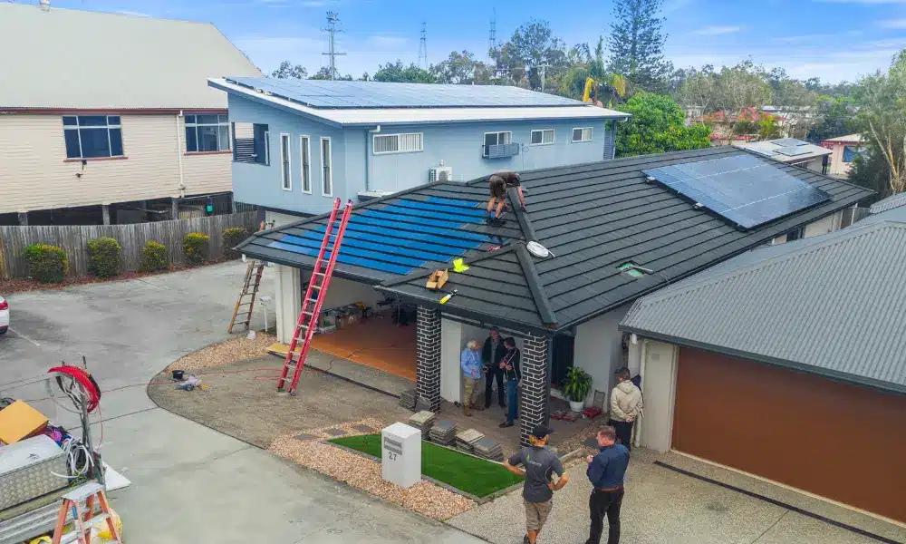 GoodWe Sunshine solar tile installation