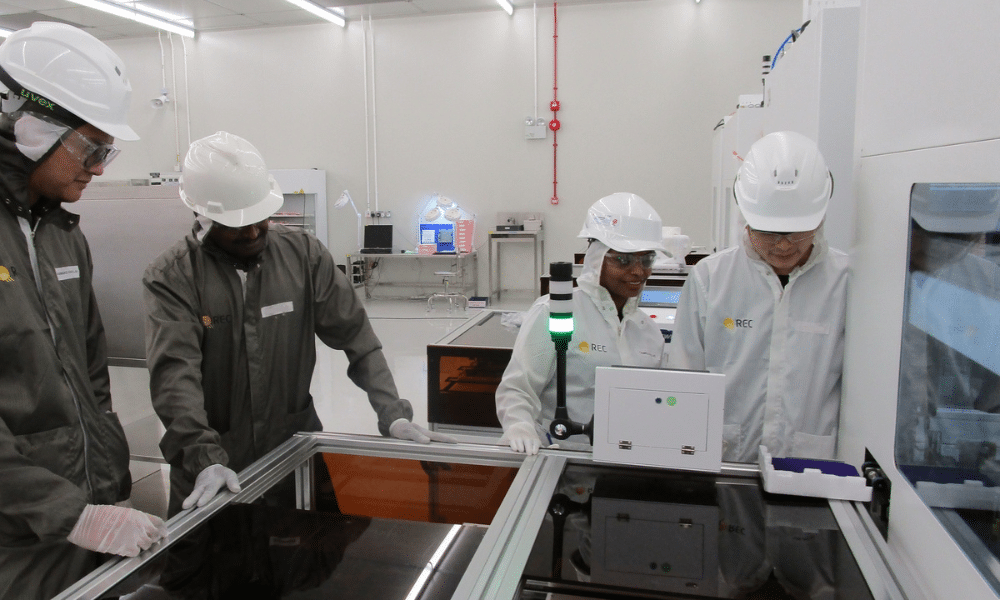 REC Solar Panel Manufacturing