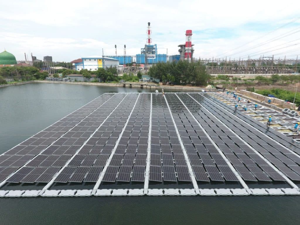 The future of offshore floating solar panels-Indonesia floting solar panel