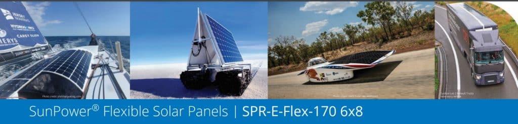 sunpower flexible sola panel