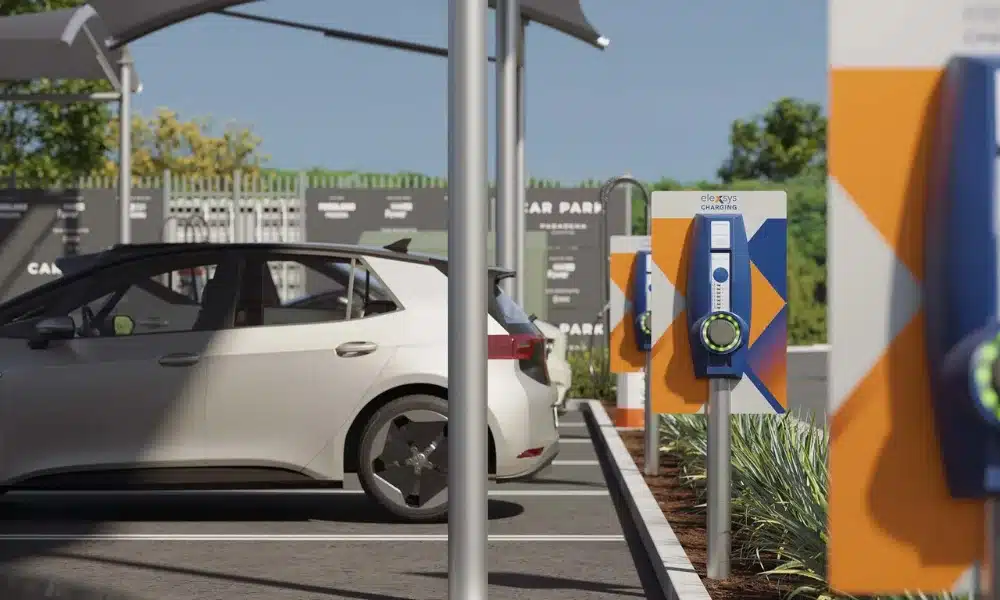 Shopping centre ev charging stations