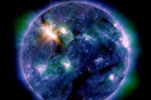 Solar energy particles