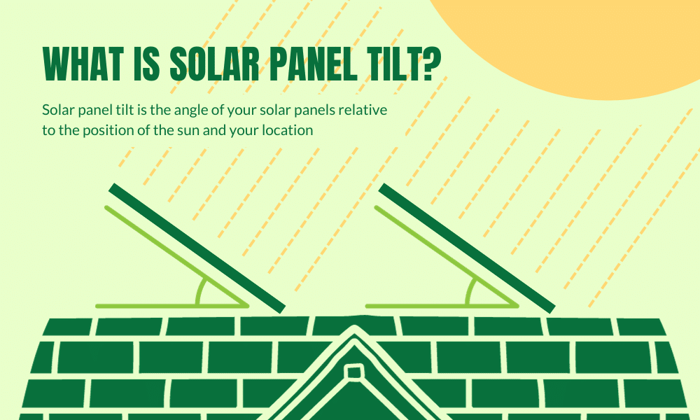 What is solar panel tilt?