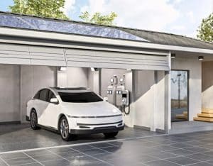 charging ev from solar panels