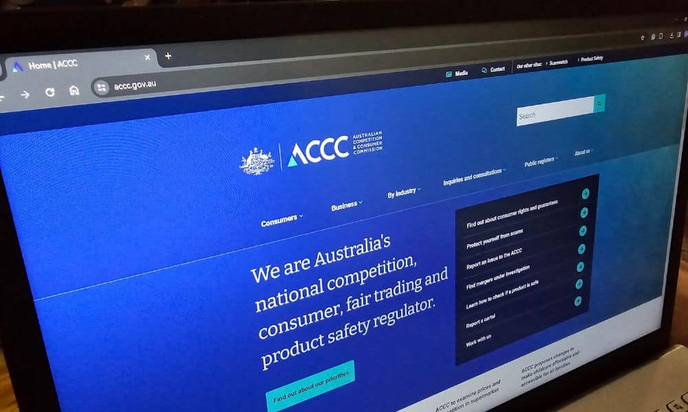 ACCC website