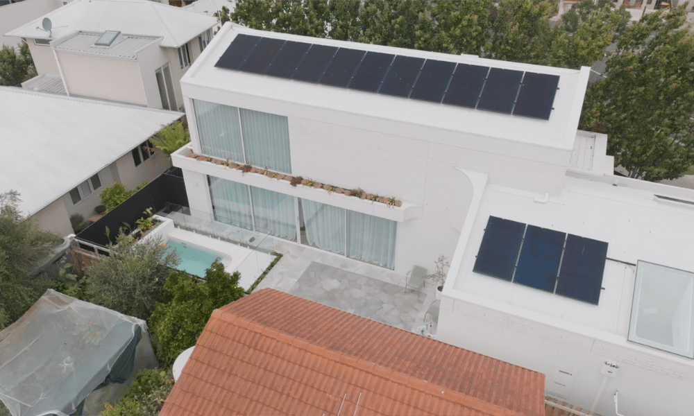 REC Alpha Pure-RX Solar Panels installation Bec Douros