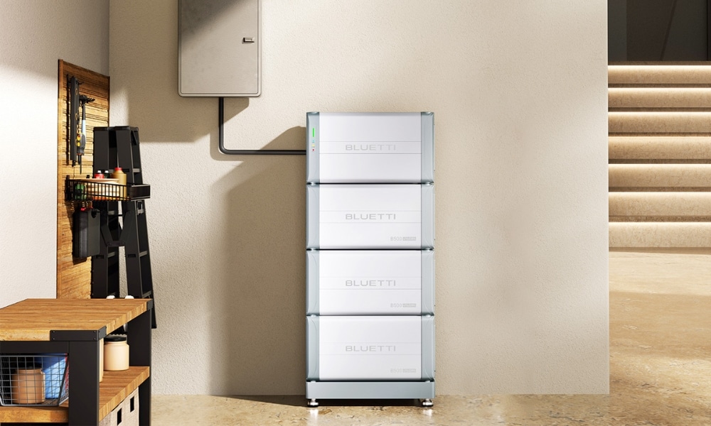 BLUETTI EP760 Energy Storage System Installed Indoors