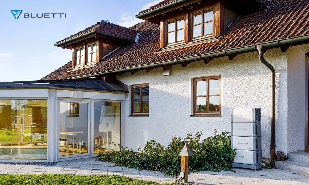 BLUETTI EP760 Energy Storage System Installed Outdoors