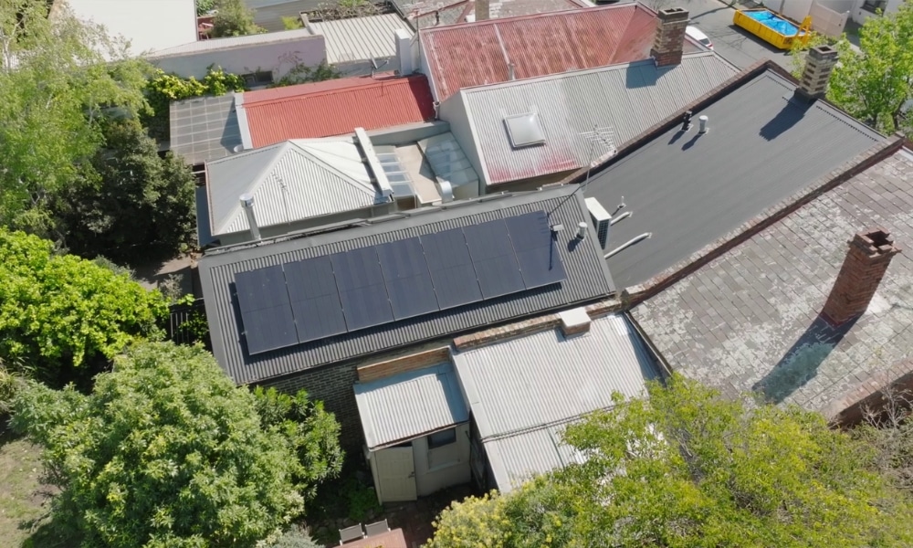 REC Alpha Pure-RX Solar panel installation on Open Homes Australia