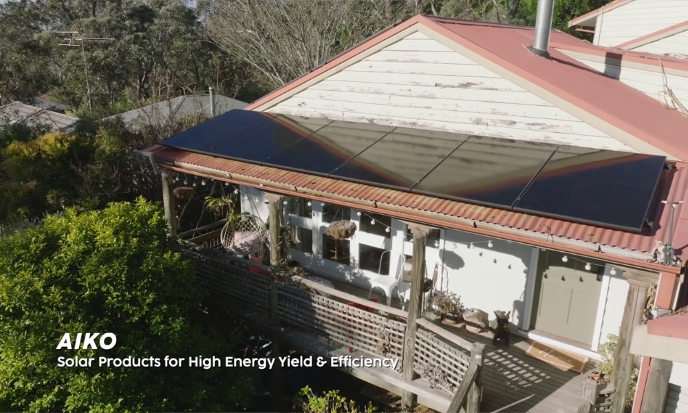 Open Homes Australia AIKO Solar panels