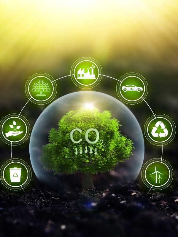 solar panels and carbon reduction