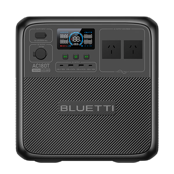 BLUETTI AC180T Portable Power Station | 1,800W 1,433.6Wh​
