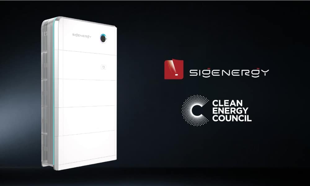 SigenStor 3 phase CEC approved