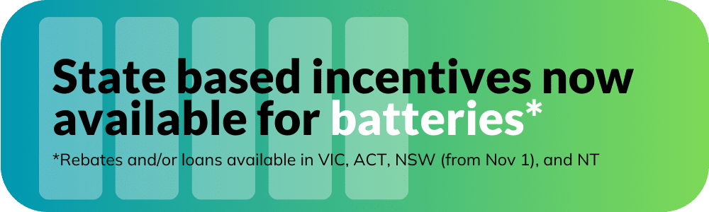 Solar battery incentives