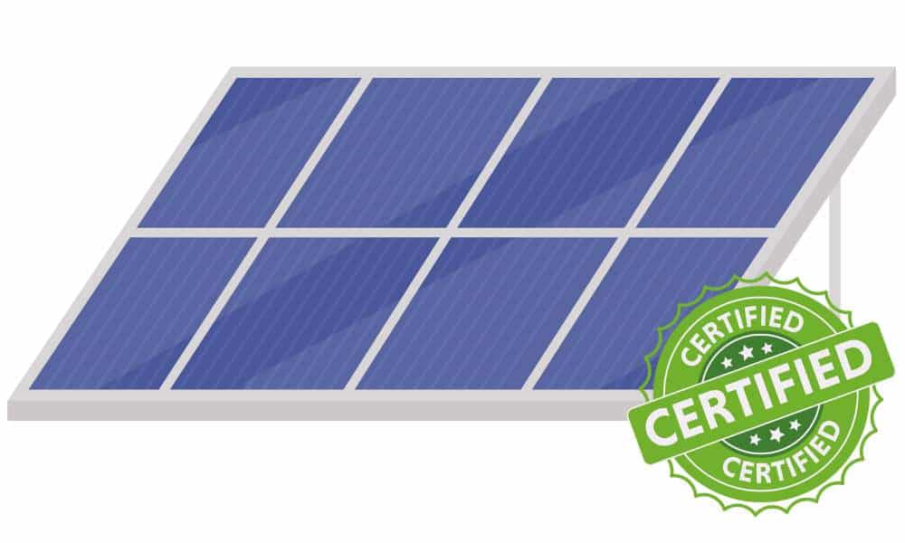 solar panel certifications