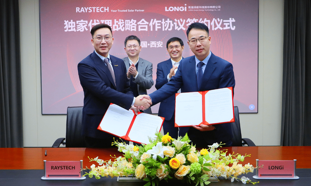 LONGi and Raystech