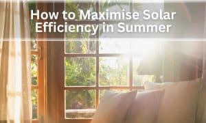 solar efficiency in summer