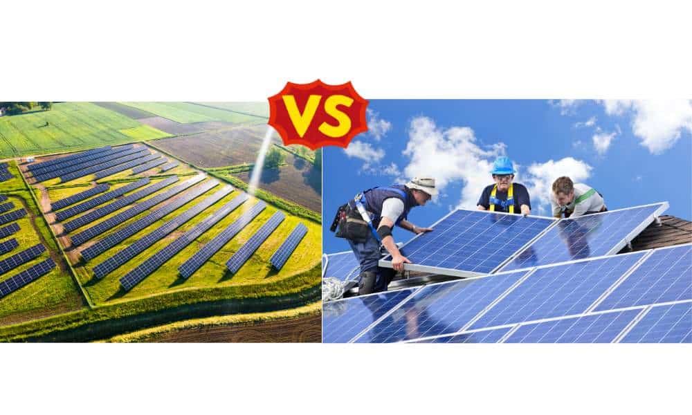 solar farms vs. rooftop solar