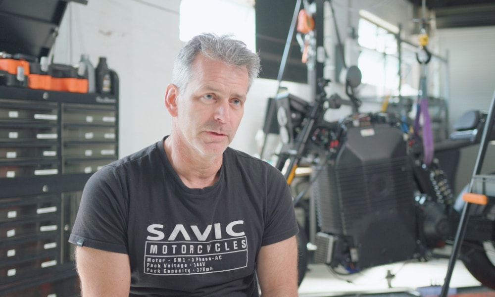 Phil Carter of Savic Motorcycles