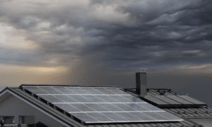 Solar Panels in a Cyclone