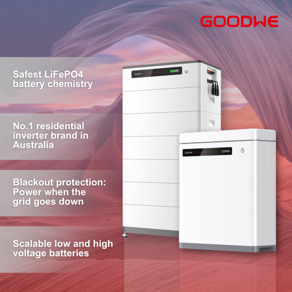 GoodWe Lynx F G2 battery and ET Series three-phase hybrid inverter