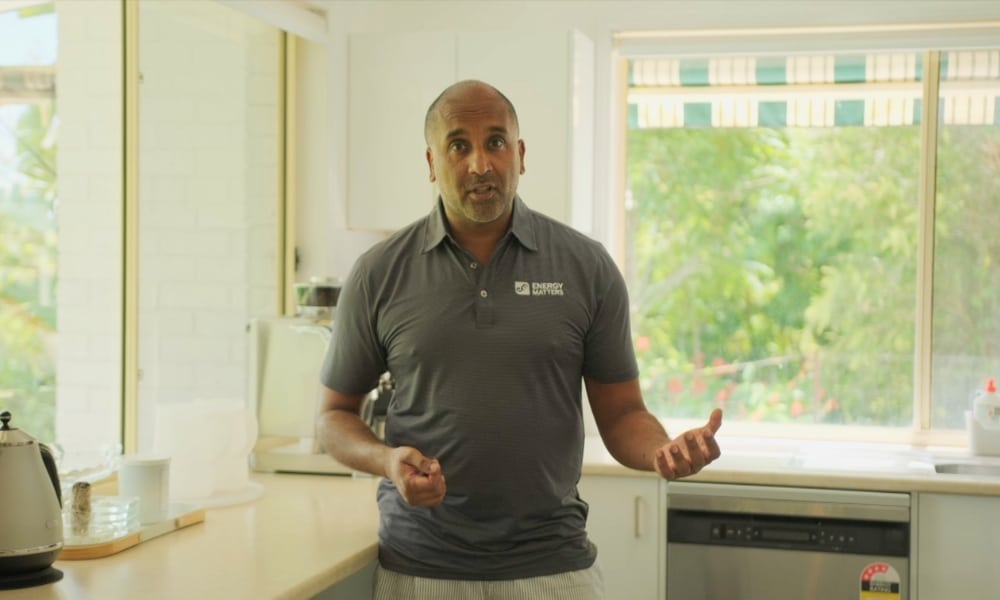 Roshan Ramnarain home Energy Matters TV